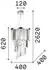 IDEAL LUX Carlton SP8 Pendelleuchte 8-flammig, chrom, E14 (117737)