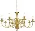 vidaXL Kronleuchter 8xE14 Gold (281619)