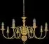 vidaXL Kronleuchter 8xE14 Gold (281619)