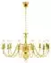 vidaXL Kronleuchter Golden 12x E14, gold (281623)