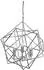 Searchlight Cube Pendelleuchte 3-flammig Chrom E14 Ø48cm (7863-3CC)