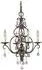 Elstead Lighting Kronleuchter Kristall 4-flammig E27 Antik Bronze Stahl