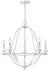 Elstead Lighting Bradbury Kronleuchter 5-flammig, Antik Weiß (QZ-BRADBURY5-AWH)
