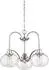 Elstead Lighting Trilogy Kronleuchter 3-flammig, E27, Nickel poliert (56cm)