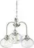 Elstead Lighting Trilogy Kronleuchter 3-flammig, E27, Nickel poliert (56cm)