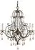 Elstead Lighting Chateau Kronleuchter 6-flammig Kristall, Bronze Mokka (FE/CHATEAU6)