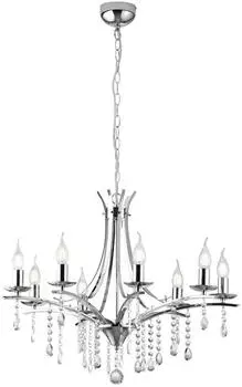Trio Lucerna Kronleuchter Kristallbehang 8-flammig Ø68cm (101600806)