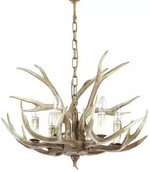IDEAL LUX Chalet SP6 Pendelleuchte 6xE14 dimmbar, beige (115498)