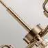 Elstead Lighting Aivian Kronleuchter Stahl Glas 5-flammig, verwittertes Messing (KL-AIVIAN5-WBR)