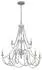 Elstead Lighting Maryville Kronleuchter Stahl Holz Grau 9-flammig E14