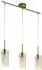 Searchlight Duo 3-flammige Pendelleuchte Messing Champagnerglas E14 (3303-3CP)