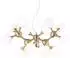 IDEAL LUX NODI Pendelleuchte 15-flammig E14 Messing dimmbar ⌀1050mm (241012)