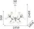 IDEAL LUX NODI Pendelleuchte 15-flammig E14 Messing dimmbar ⌀1050mm (241012)