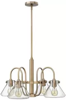 Elstead Lighting Congress Kronleuchter 4-flammig, geb&uuml;rstetes Karamell, E27 (HK-CONGRESS4-A-BC)