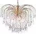 Searchlight Waterfall Pendelleuchte, Kristall, gold, 5-flammig E14 (5175-5)