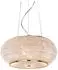 IDEAL LUX Pasha' Pendelleuchte Metall-Kristall, gold, 6x E14, dimmbar (082172)