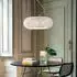 IDEAL LUX Pasha' Pendelleuchte Metall-Kristall, gold, 6x E14, dimmbar (082172)