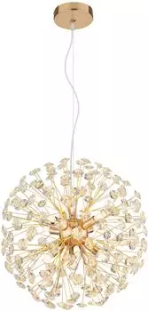 Globo Pendelleuchte Kristall 8-flammig, G9, gold