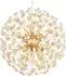 Globo Pendelleuchte Kristall 8-flammig, G9, gold