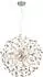 Globo Pendelleuchte Kristall, 9-flammig, G9 LED, rauch/klar