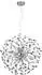 Globo Pendelleuchte Kristall, 9-flammig, G9 LED, rauch/klar