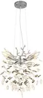 GLOBO LIGHTING H&auml;ngeleuchte "QUEENA" E14 1 Stk. Kristall Luster f&uuml;r Wohn- &