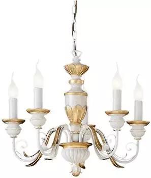IDEAL LUX Firenze Pendelleuchte 5-flammig E14 dimmbar, weiß (012865)