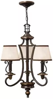 Elstead Lighting Plymouth Kronleuchter 3-fach Alte Bronze (HK-PLYMOUTH3)