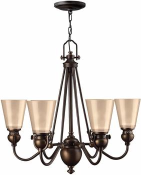 Elstead Lighting Mayflower Kronleuchter 6-fach Ältere Bronze (HK-MAYFLOWER6)