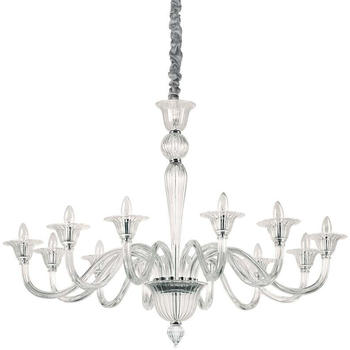 IDEAL LUX Kronleuchter an Schnur BRIGITTA 12×E14/40W/230V