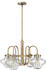 Elstead Lighting Congress Kronleuchter 4-fach 36cm Gebürstetes Karamell (HK-CONGRESS4-B-BC)