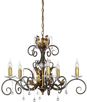Elstead Lighting Amarilli Kronleuchter 5-fach Bronze-Goldfarbe (AML5-BRONZE)