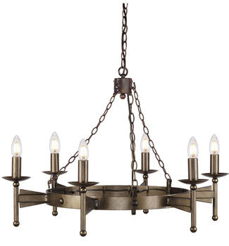 Elstead Lighting Cromwell Kronleuchter 6-fach Alte Bronze (CW6-OLD-BRZ)