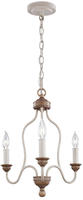 Hartsville - Kronleuchter 3 Light Beachwood Finish, E14 - Elstead
