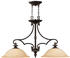 Elstead Lighting Plymouth Kronleuchter 2-fach Ältere Bronze (HK-PLYMOUTH-ISLE)
