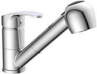 Sch&uuml;tte Sp&uuml;ltischarmatur "DIZIANI" mit Geschirrbrause, Wasserhahn ausziehbar,