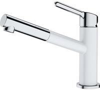 Franke 1150623139, Franke Orbit K&uuml;chenarmatur Stehend chrom-wei&szlig; 115.0623.139
