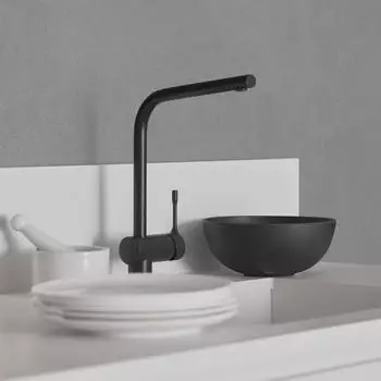 Ideal Standard CERALOOK Einhebel-Küchenarmatur silk black (BC174XG)