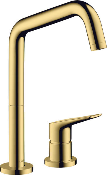Axor Citterio M 2-Loch Einhebel-Küchenmischer 240 polished gold optic (34820990)