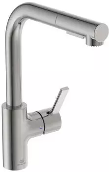 Ideal Standard Gusto Einhebel-K&uuml;chenarmatur mit ausziehbarem Auslauf (BD420GN)