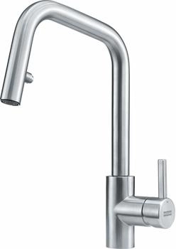 Franke Kubus Auszugsbrause Edelstahl massiv (115.0529.207)