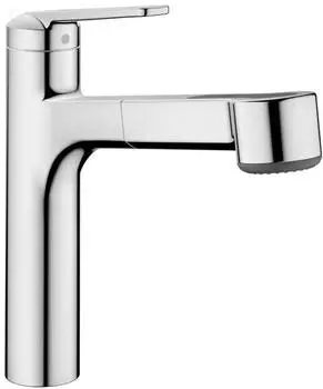 KWC Domo 6.0 Einhebel-K&uuml;chenarmatur mit ausziehbarem Auslauf (10.661.033.000FL)