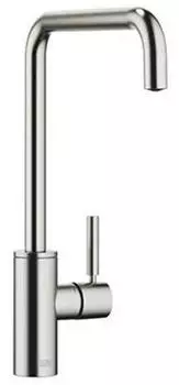 Dornbracht Meta Square K&uuml;chenarmatur Einhebelmischer Ausladung 235mm platin geb&uuml;rstet (33815861-06)