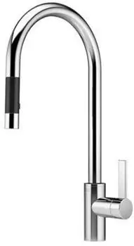 Dornbracht Tara Ultra Einhebelmischer Pull Down mit Brausefunktion Ausladung 240mm chrom matt (33870875-93)