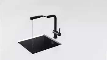 Schock EPOS W SA Küchenarmatur matt schwarz (540125PUR) – Funktionalität und Flexibilität
