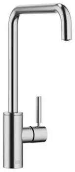 Dornbracht Meta Square K&uuml;chenarmatur Einhebelmischer Ausladung 235mm chrom geb&uuml;rstet (33815861-93)