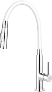 Novaservis Spülenarmatur Weiß/Chrom Messing 70730,0B