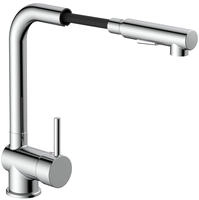 Eisl Sp&uuml;ltischarmatur mit Geschirrbrause, Wasserhahn K&uuml;che ausziehbar in Chrom