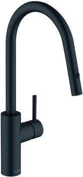 Kludi E-Go Voice Elektronischer Spültisch-Einhandmischer schwarz matt (423006677)