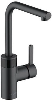 Kludi E-Go Elektronischer Spültisch-Einhandmischer Batterie-Betrieb schwarz matt (422306675)